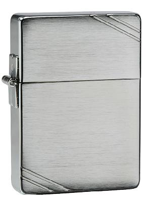 Зажигалка ZIPPO 1935 Replica™ с покрытием Brushed Chrome, латунь, 37x13x52 мм