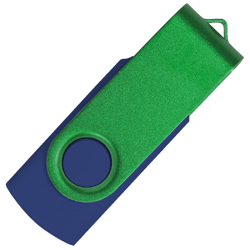 Флеш накопитель USB 2.0 Twister Сolor Mix 16GB, пластик Софт Тачметалл