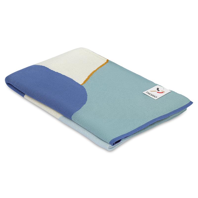 Плед из хлопка с авторским принтом  из коллекции freak fruit, 130х180 см