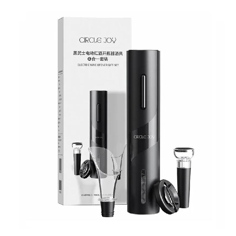 Штопор электрический Circle Joy с аксессуарами 4 в 1, пластик