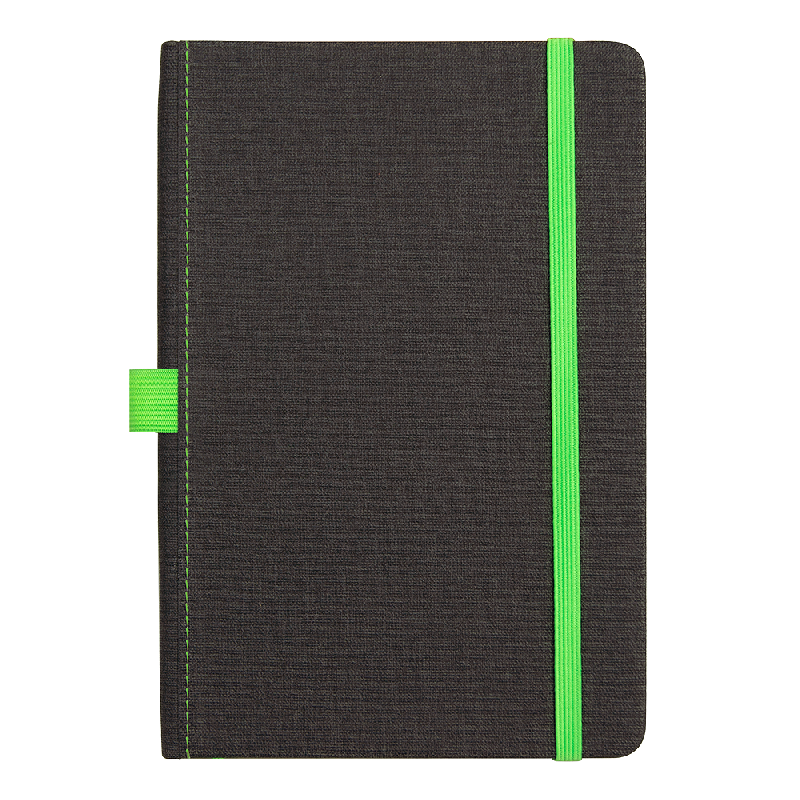 Блокнот Forest  Alfa Orion Rosewood А5, недатированный, в твердой обложке,  с зеленой резинкой и петлей для ручки