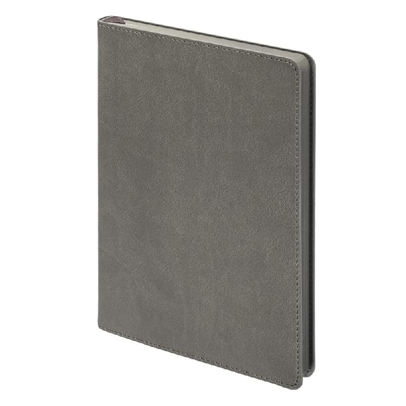 Ежедневник Flexy Latte Color А5,  с серым срезом и серым форзацем, недатированный, в гибкой обложке