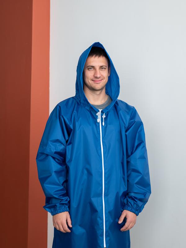 Дождевик унисекс STAN на молнии 65, 305_белый (10)