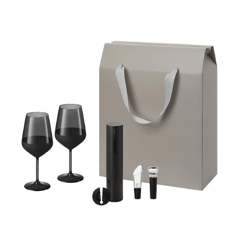 Подарочный набор Black Edition, Sacramento (2 бокала + набор для вина)
