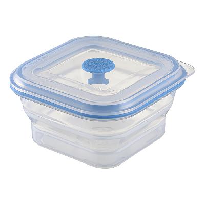 Контейнер для переноски и хранения силикон квадратный складной silikobox, 400 мл