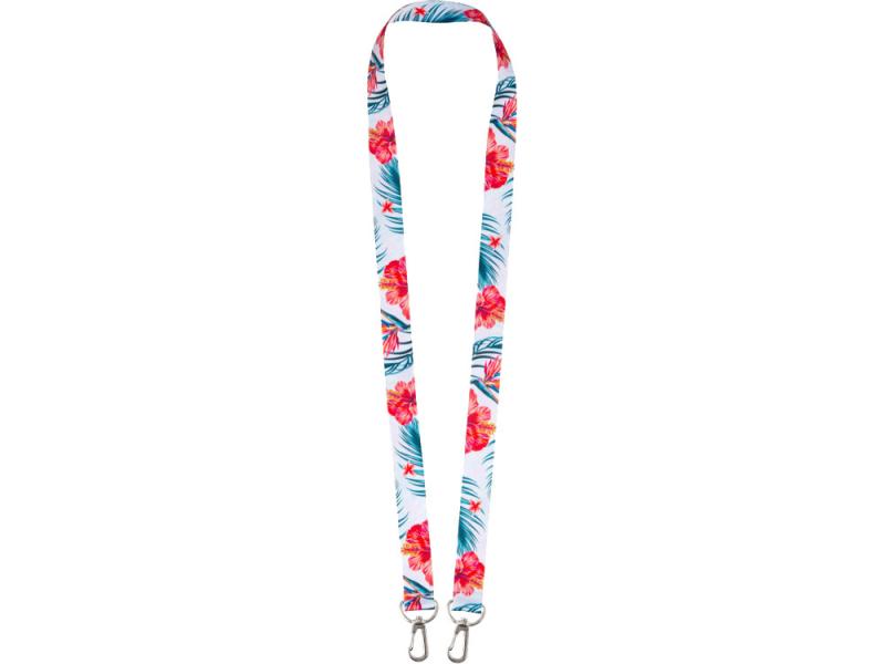 Ланъярд под сублимацию с 2-мя карабинами, 2 см