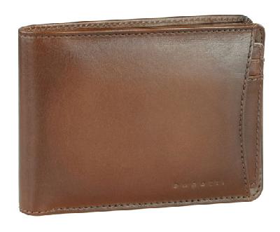 Портмоне BUGATTI Domus, с RFID защитой, натуральная воловья кожа, 12,5х2х9 см