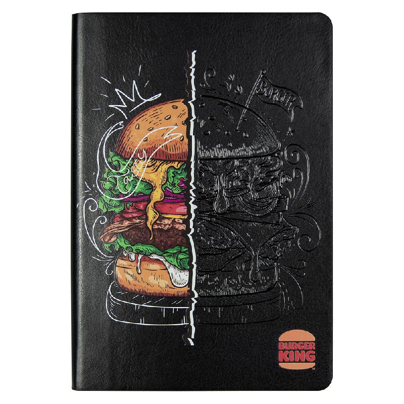 Ежедневник Flexy Buffalo Print Sample Burger King А5, недатированный, в гибкой обложке