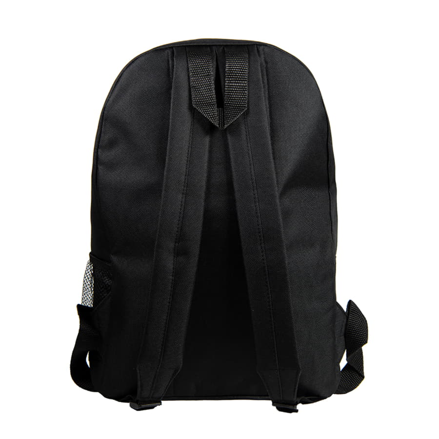 Рюкзак "Town", черный с красными молниями, 28х38х12 см, полиэстер 600D