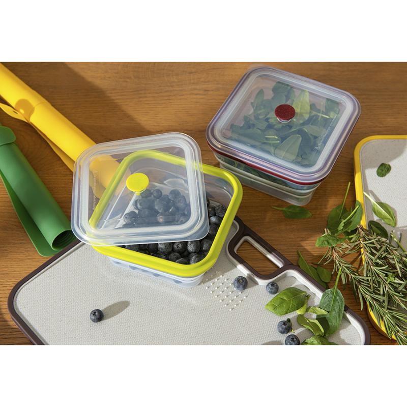 Контейнер для переноски и хранения силикон квадратный складной silikobox, 1,2 л