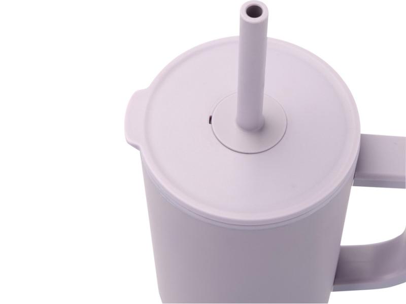 Герметичная термокружка Brady с силиконовой трубочкой, переработанная сталь, 900 мл