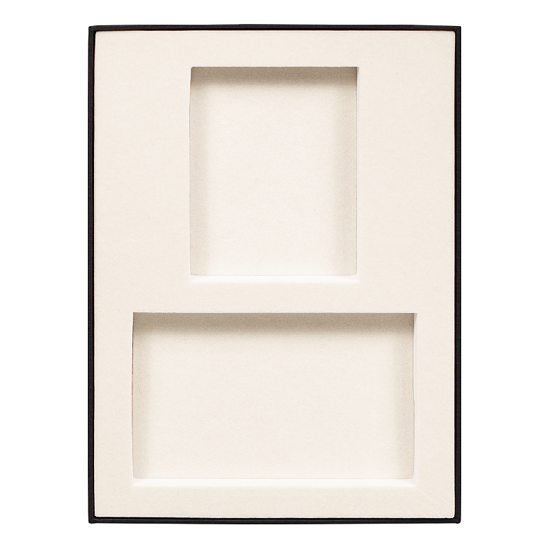 Коробка подарочная, размер 24*17,5*3 см, Solution Superior Linen,  ложемент под два прямоугольных предмета