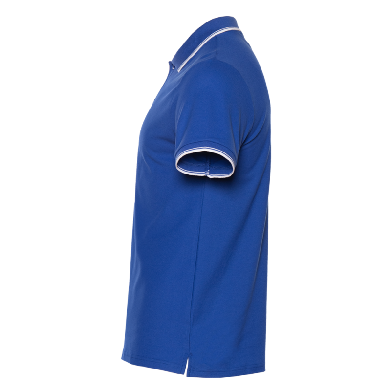 Рубашка поло мужская STAN с окантовкой хлопок/полиэстер 185