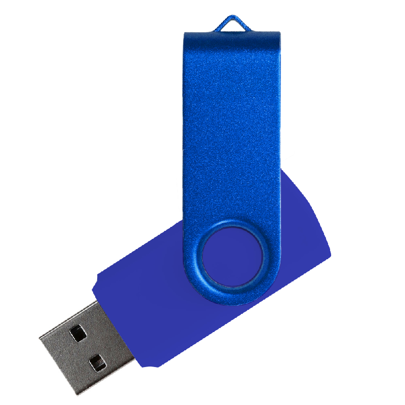 Флеш накопитель USB 2.0 Twister Сolor Mix 16GB, пластик Софт Тачметалл