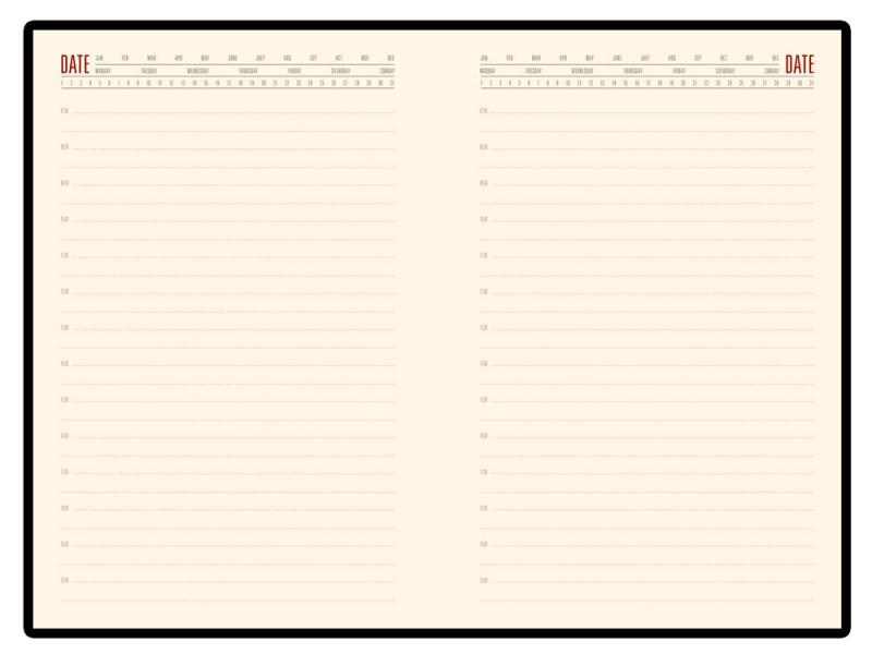 Ежедневник недатированный А5 London