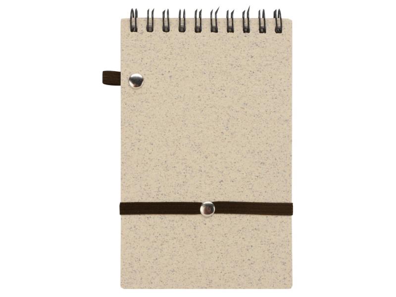 Блокнот Toledo S с обложкой из пшеницы и пластика