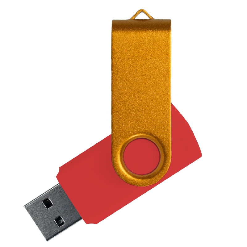 Флеш накопитель USB 2.0 Twister Сolor Mix 16GB, пластик Софт Тачметалл