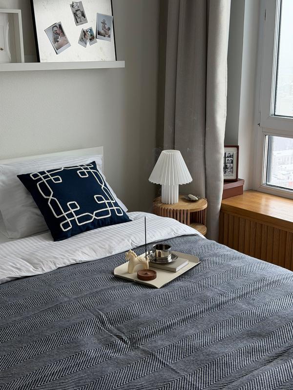 Плед из шерсти мериноса  из коллекции essential, 130х180 см