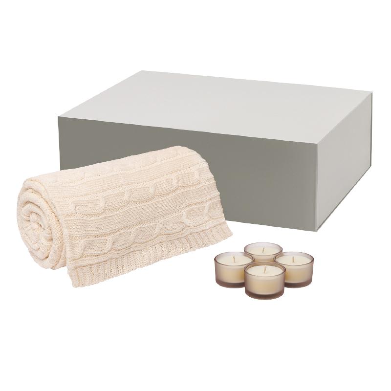 Подарочный набор Sento, Fado,  (свеча, плед)