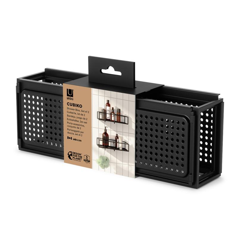 Набор из 2х полок для ванной cubiko