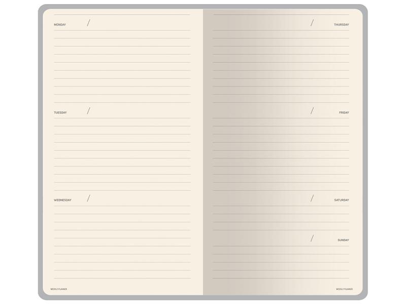 Еженедельник недатированный А6 Black