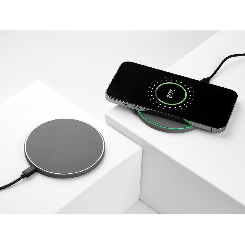 Беспроводное зарядное устройство с подсветкой 15W Аурис (Auris)