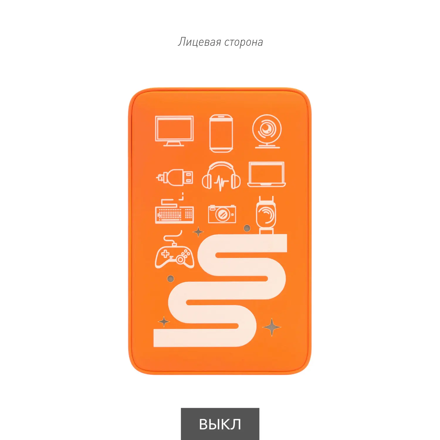 Внешний аккумулятор с подсветкой Ancor 5000 mAh