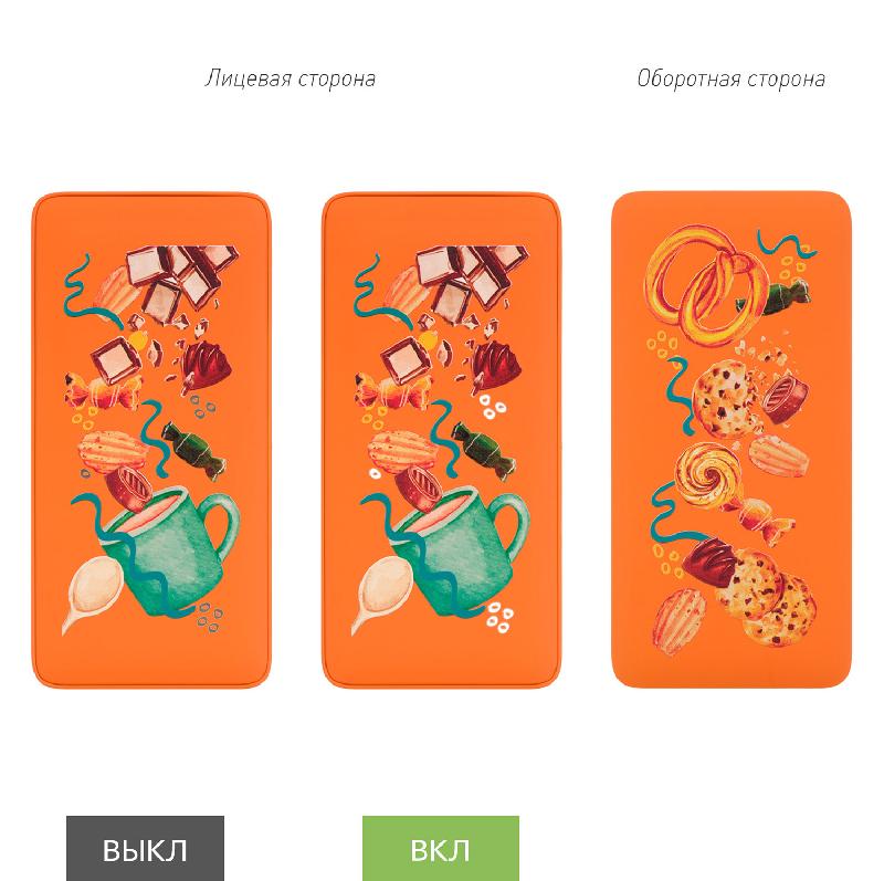 Внешний аккумулятор с подсветкой Ancor PD Plus 10000 mAh