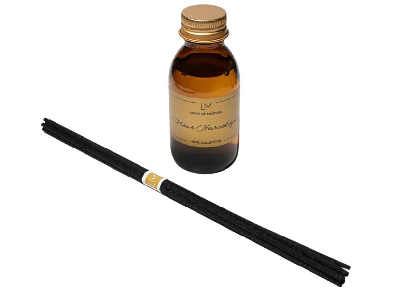 Ароматический диффузор с палочками, флер: личи и пион, мох, 100 мл