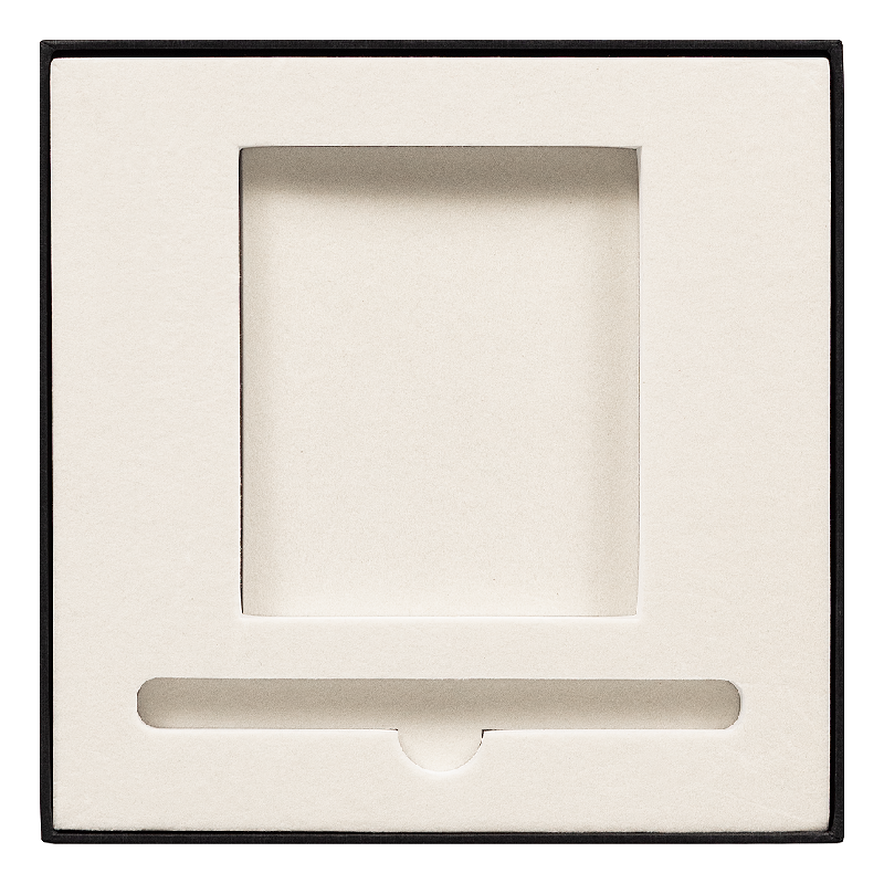 Коробка подарочная, размер 18*18*2 см, Solution Superior Linen,   ложемент под ручку и прямоугольный предмет