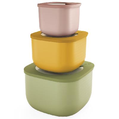 Набор контейнеров высоких для хранения продуктов store&more, 3 шт.