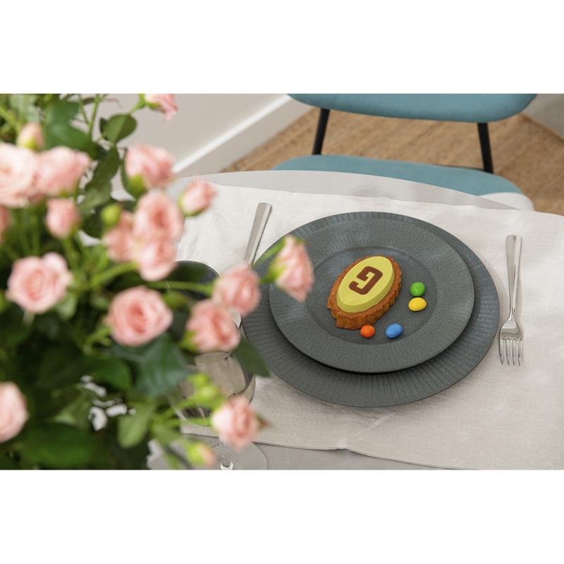 Набор обеденных тарелок soft ripples,  D27 см, 2 шт.