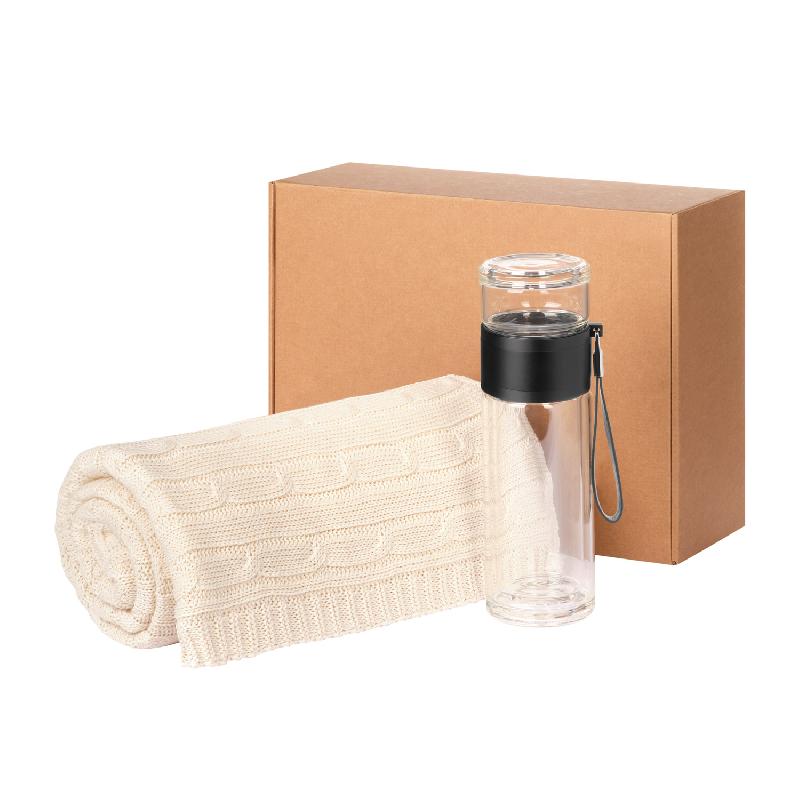 Подарочный набор Terso, Fado,  (плед, термобутылка)