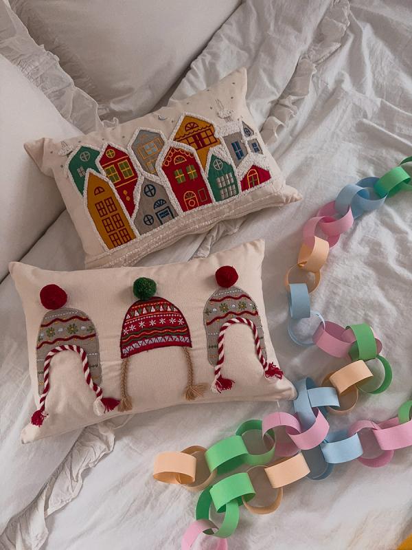 Чехол на подушку cozy knits из коллекции new year essential, 30х45 см