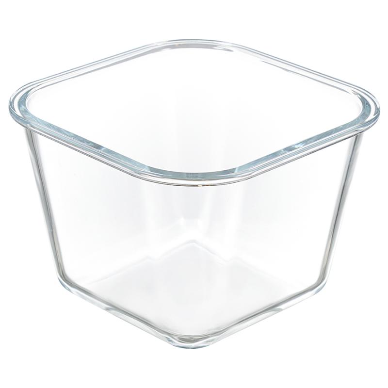 Контейнер для запекания и хранения квадратный eco store с крышкой из бамбука, 1,9 л