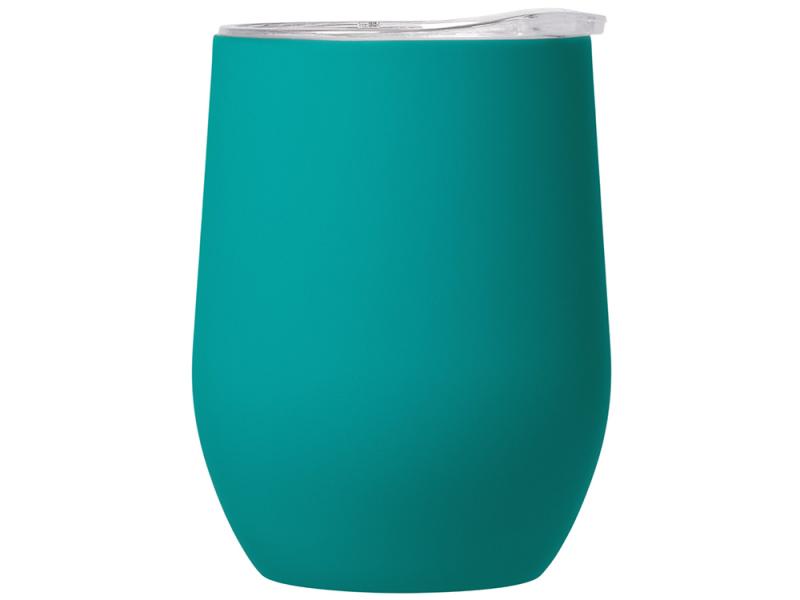 Вакуумная термокружка Sense Gum, непротекаемая крышка, soft-touch