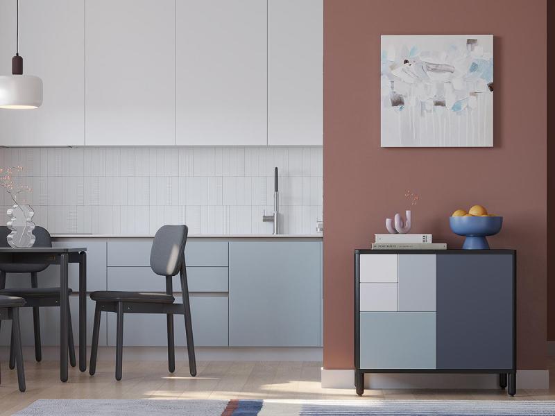 Стул с обивкой saga, рогожка