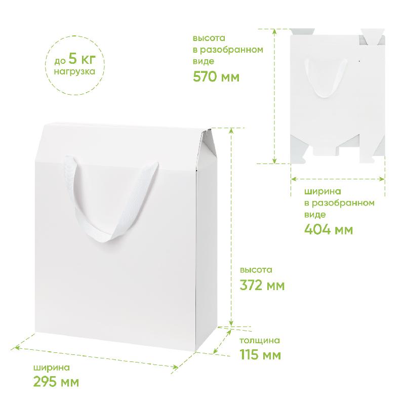 Подарочная коробка-пакет универсальная большая