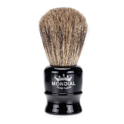 Помазок для бритья в путешествиях Mondial, пластик, ворс барсука