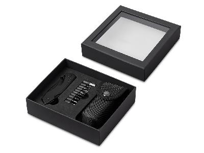 Универсальный мультитул с битами в подарочной упаковке с окном Шэйп