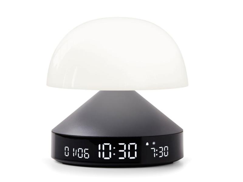 Светильник с часами и световым будильником Mina Sunrise