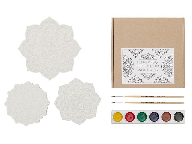 Набор для творчества мандалы из гипса Soul Art