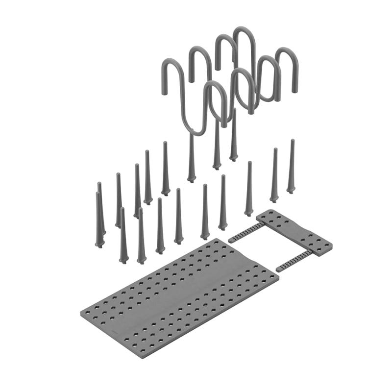 Органайзер для посуды и столовых приборов peggy, 20х55 см