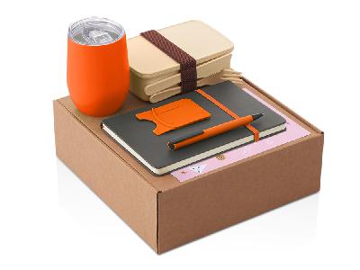 Набор Refreshment с термокружкой, блокнотом, ручкой и ланчбоксом