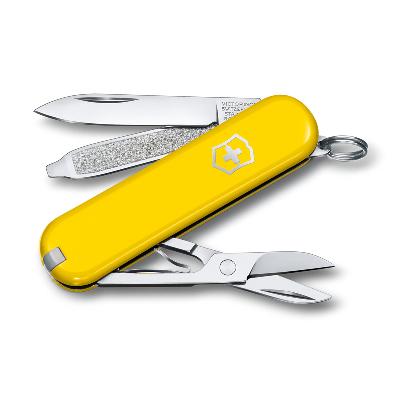 Ножбрелок VICTORINOX Classic SD Colors "Sunny Side", 58 мм, 7 функций