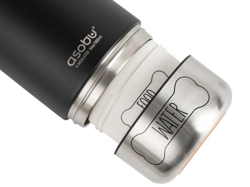 Вакуумный термос Buddy 3-в-1 со съемными мисками для питомцев, 1000 мл