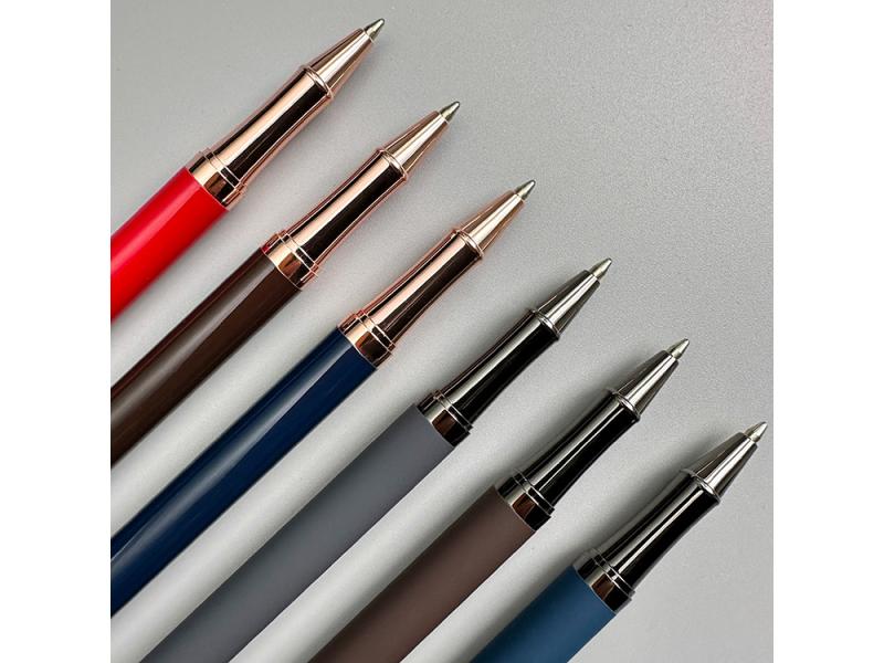 Ручка металлическая шариковая Venezia Pragmatico софт-тач