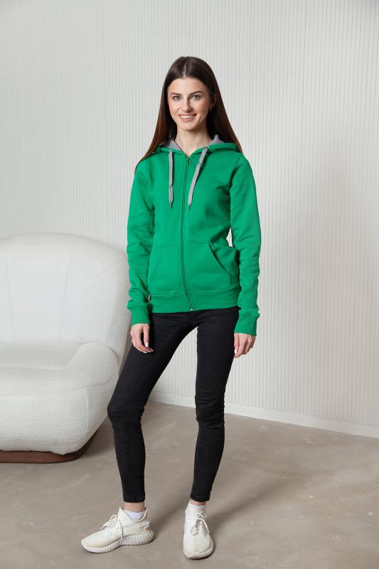 Толстовка женская STAN с капюшоном на молнии футер с начёсом 280