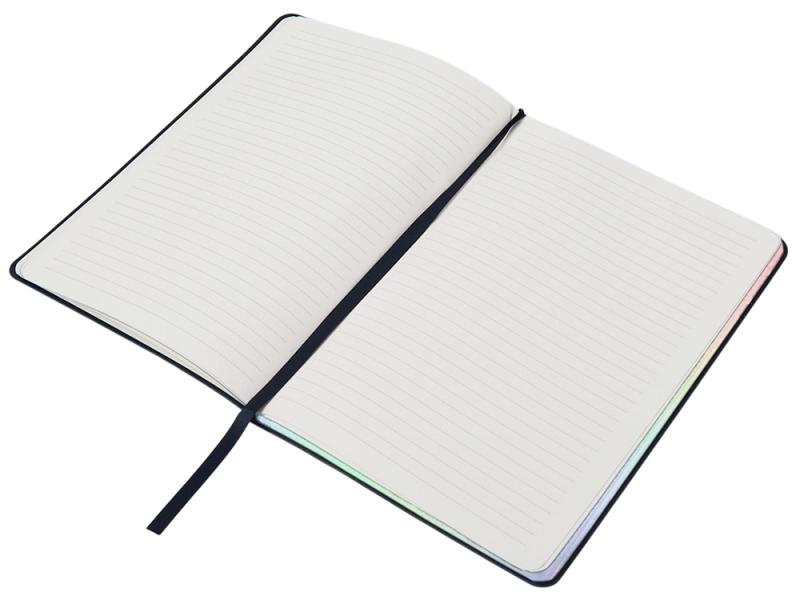 Блокнот А5 в гибкой обложке Fellini с голографическим срезом