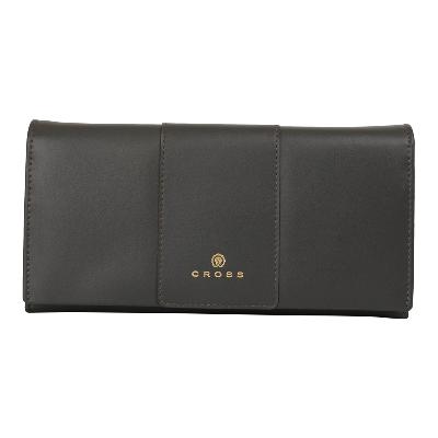 Кошелёк Cross Kelly Wall Stone, кожа наппа, гладкая, 20 x 11 x 2,5 см